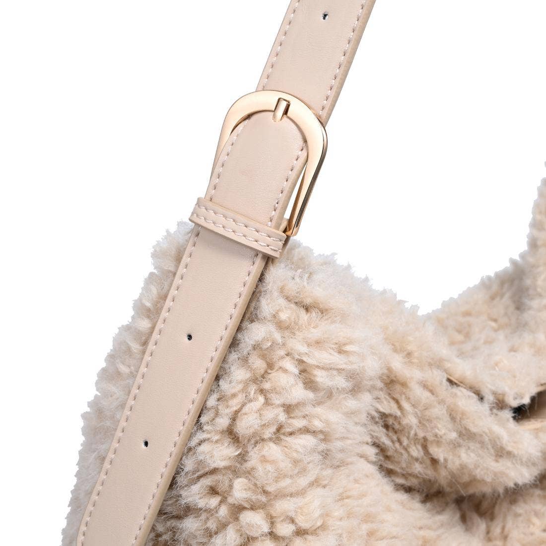 Neve Sherpa Tote | Burgundy