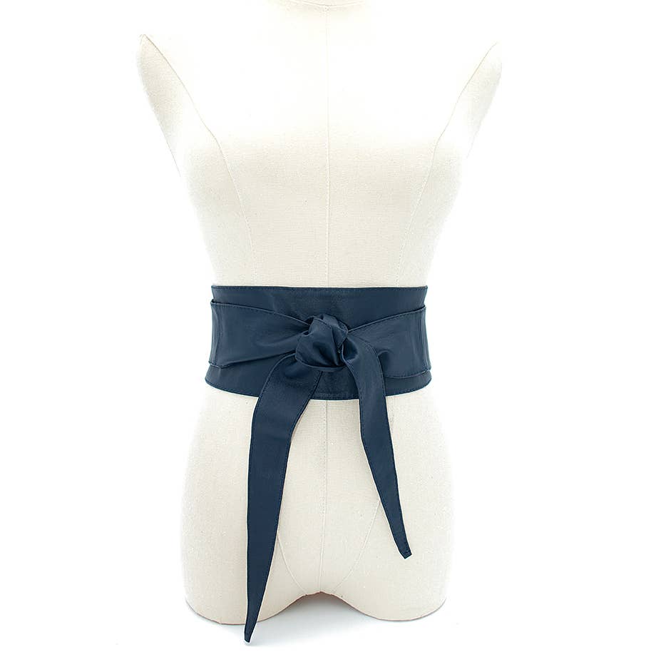 Leather Wrap Belt I Red