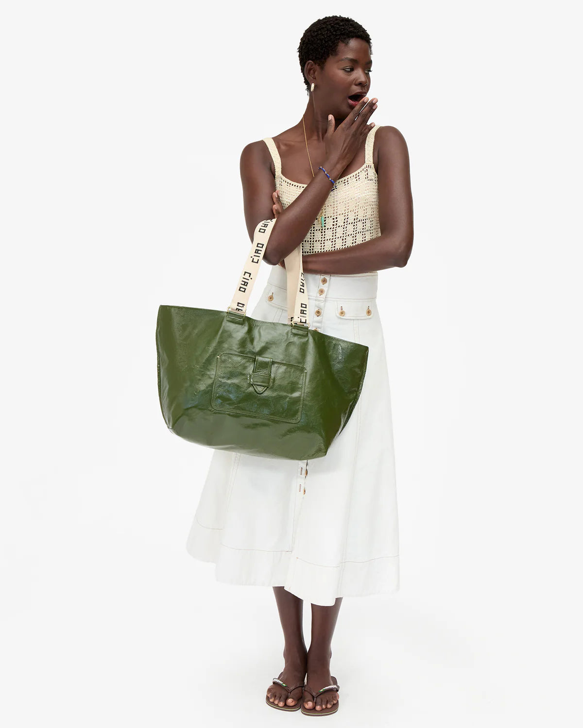 Grand Bateau Tote | Army