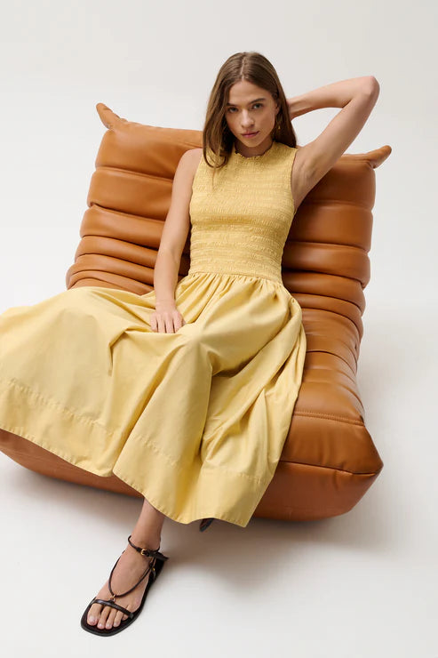 Gladys Dress | Light Tumeric