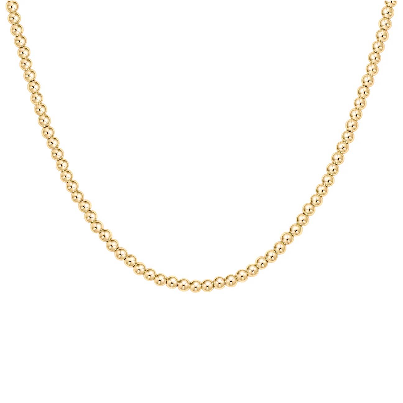 Classic 3mm Beaded Necklace