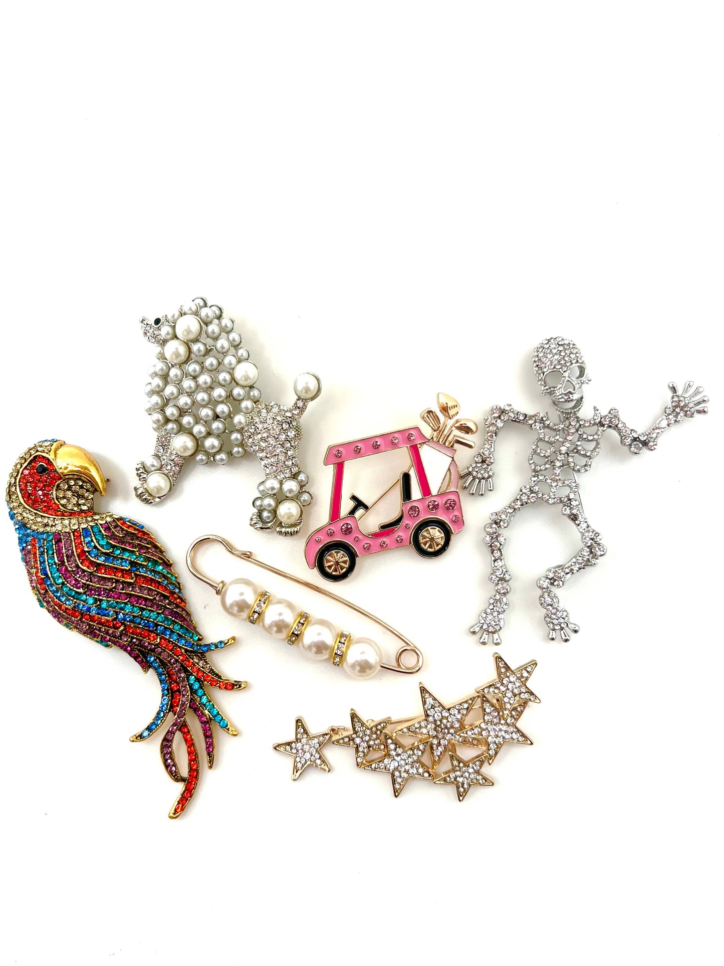 Multi Star Brooch
