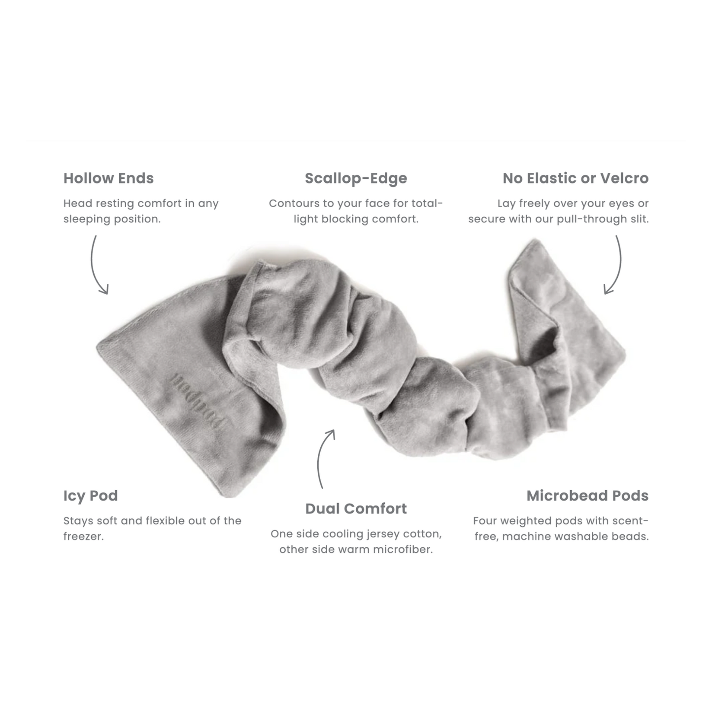Nodpod Weighted Sleep Mask | Blush