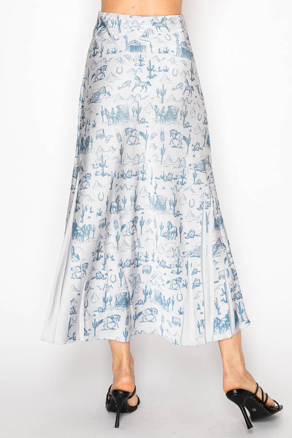 Old West Skirt | Blue