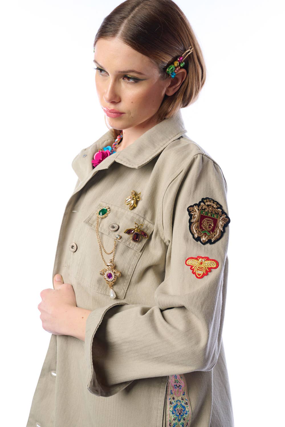 Brooklyn Jacket: Faded Olive / M