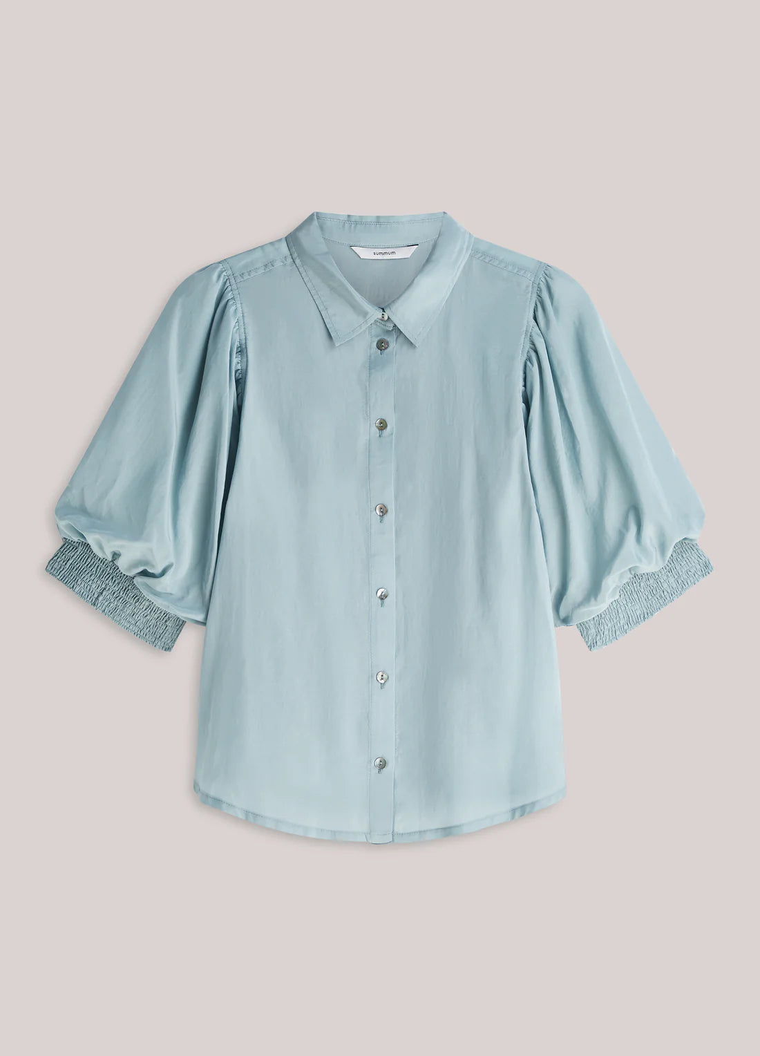 Puff Sleeve Blouse | Blue