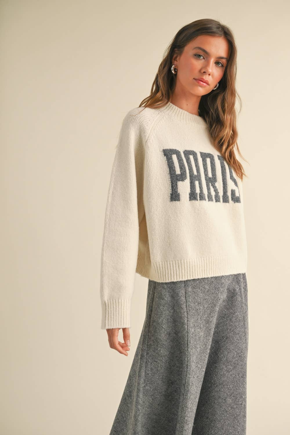 Cream Sweater New York