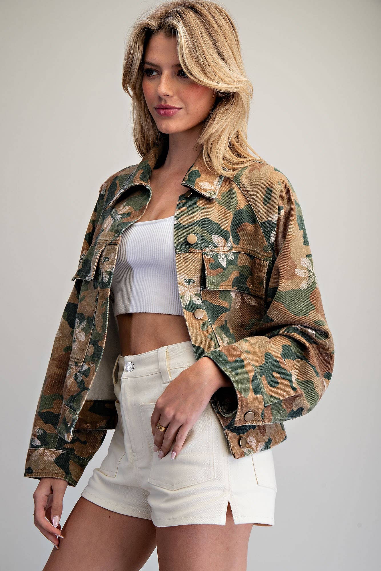 Floral Camo Jacket
