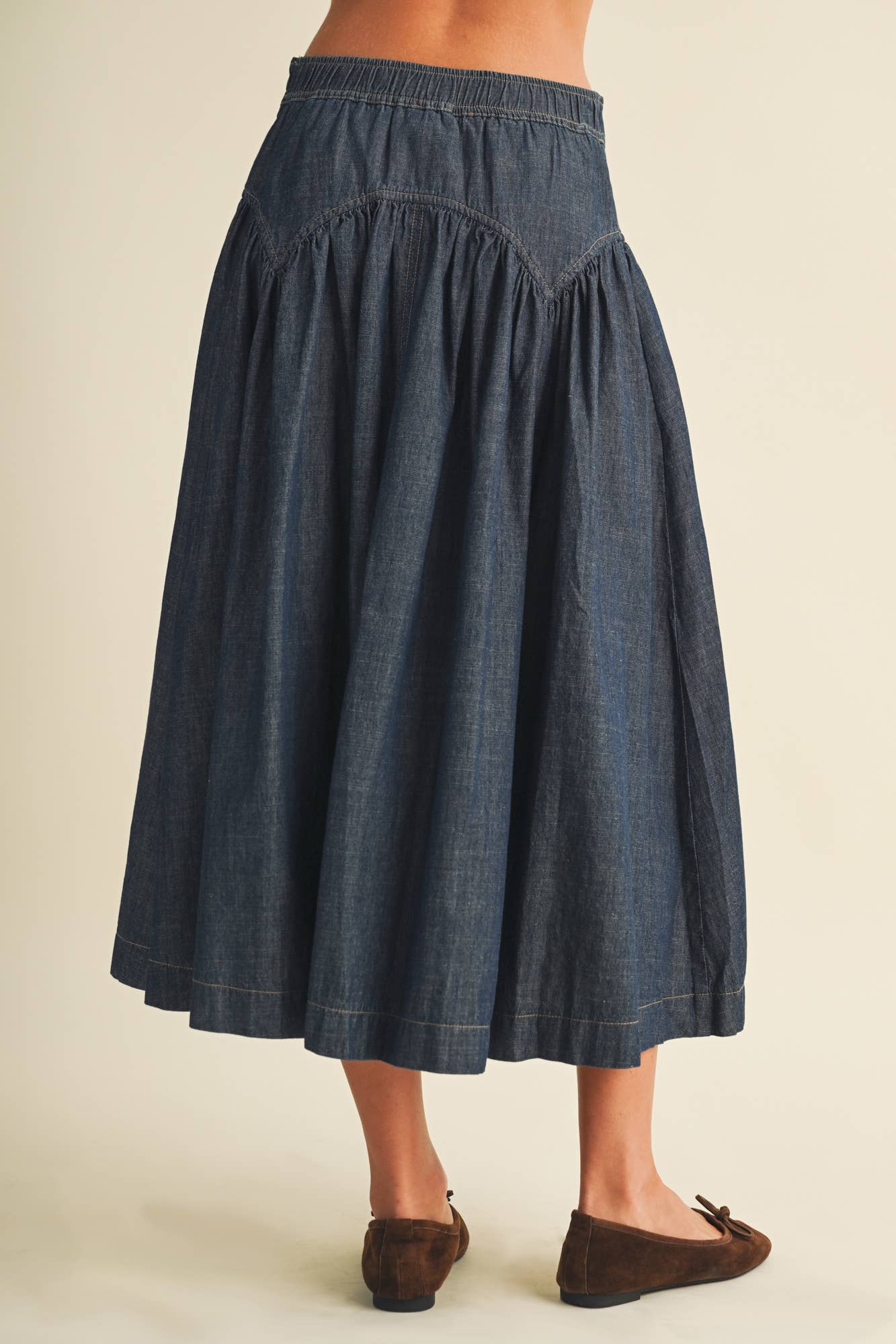 Dark Denim Skirt