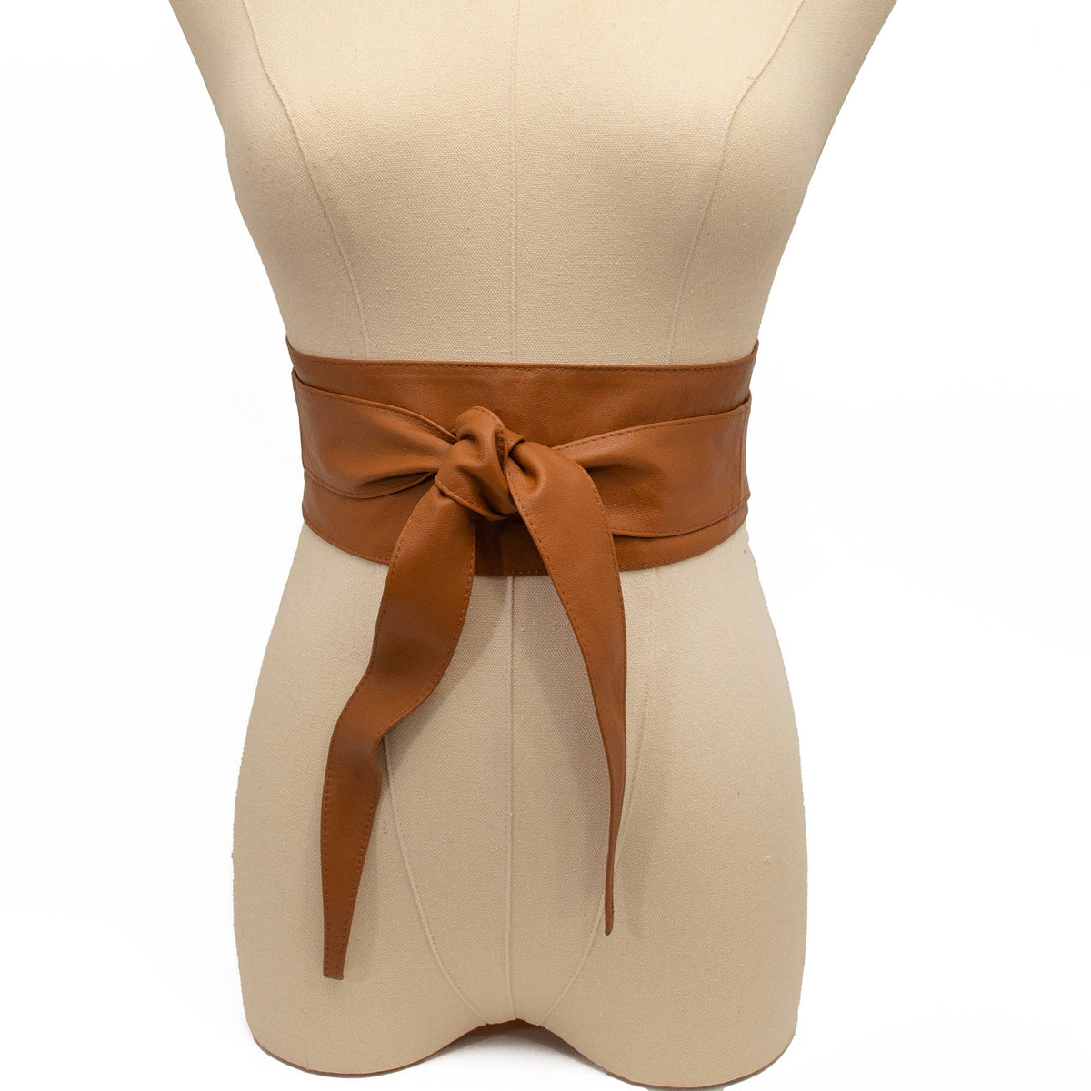 Leather Wrap Belt I Red