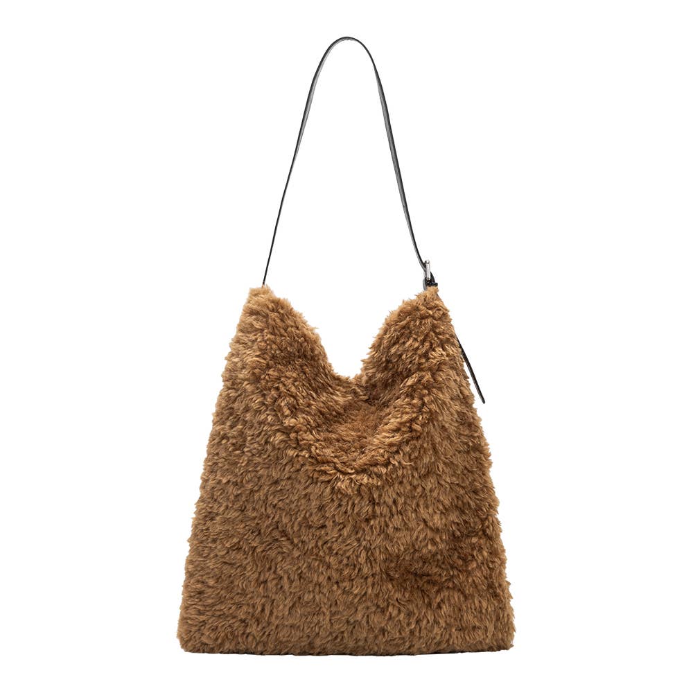 Annie Faux Fur Tote Bag