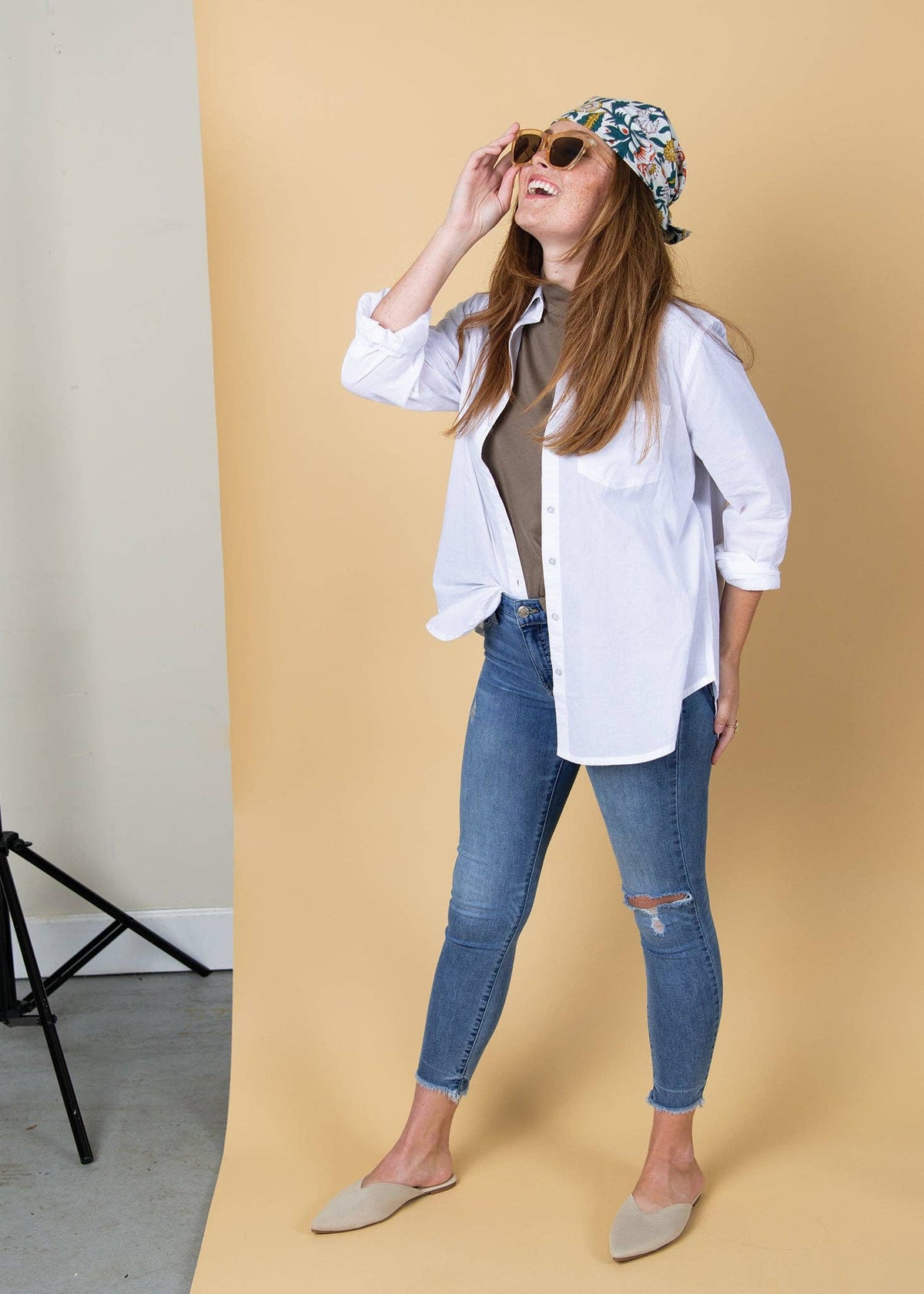 Good Boyfriend Shirt Classic White