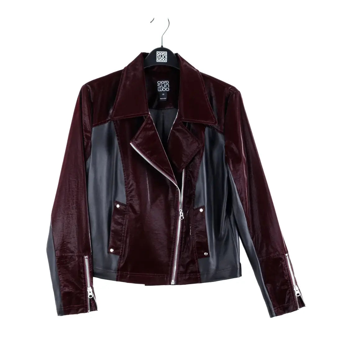 Mulberry Liquid Leather Jacket