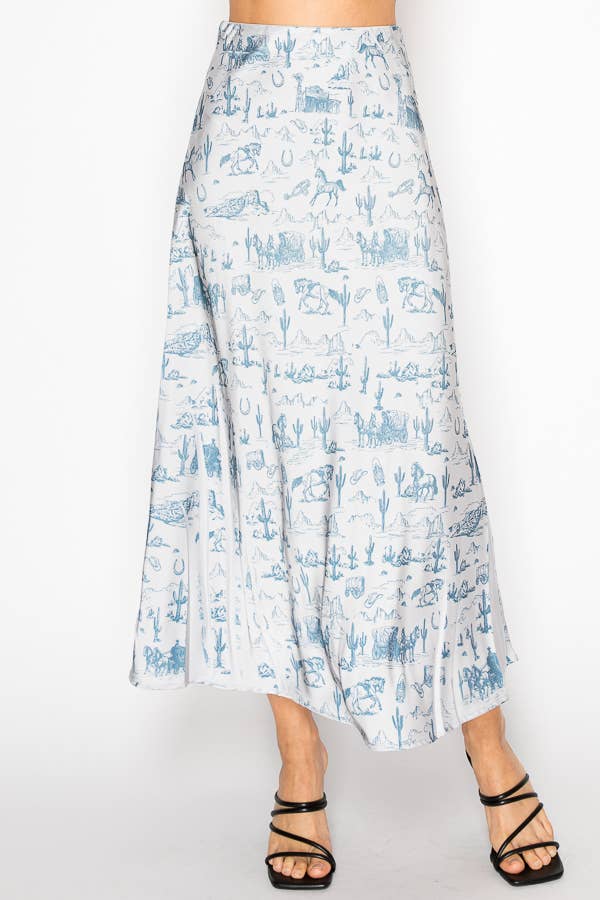 Old West Skirt | Blue