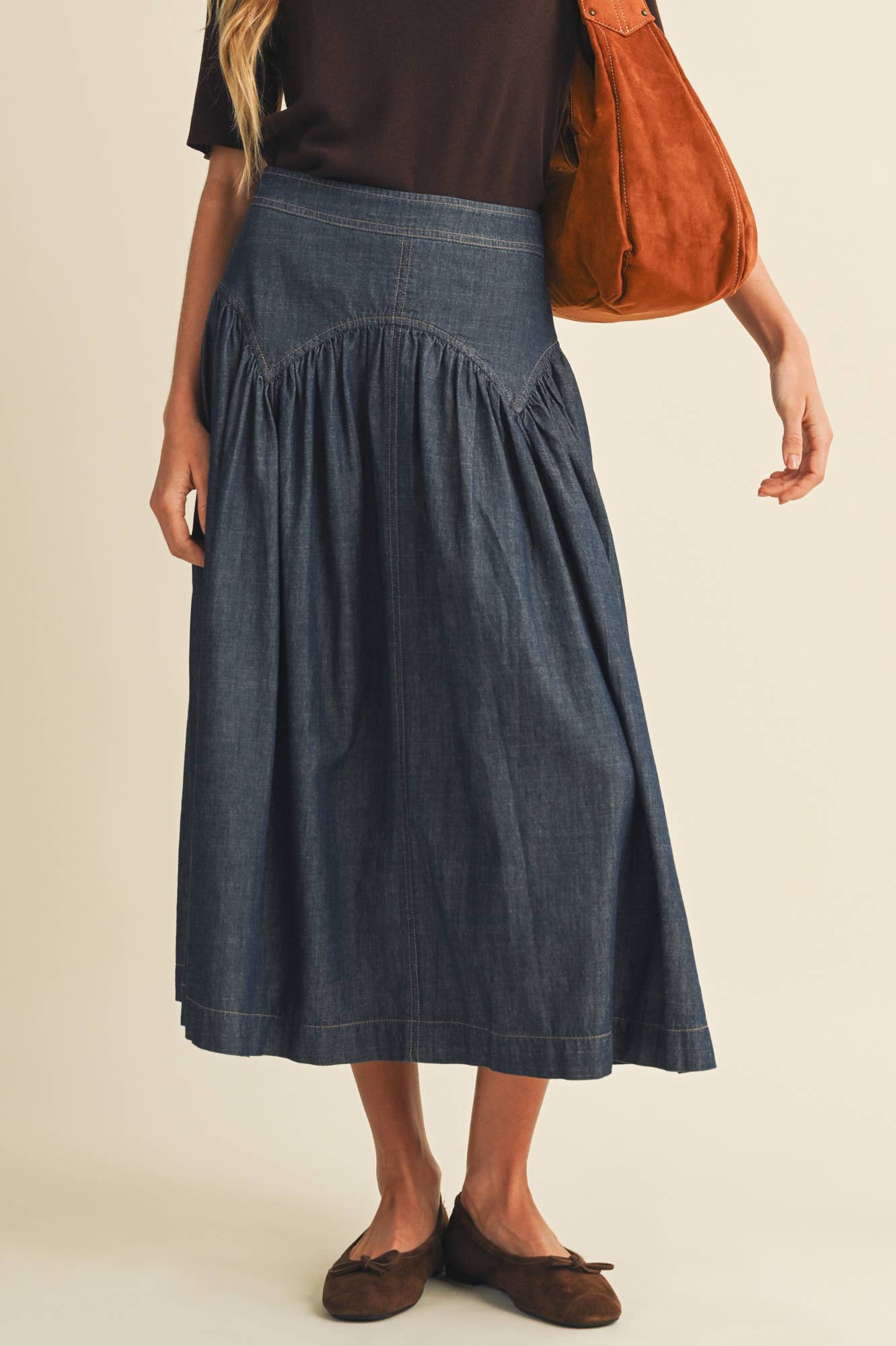 Dark Denim Skirt