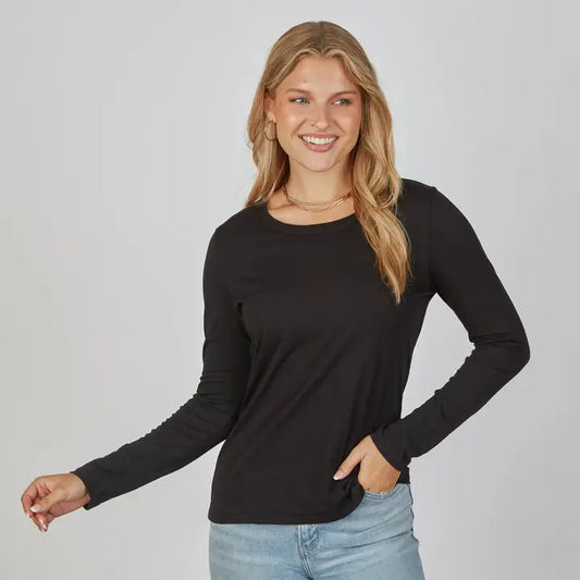 Long Sleeve Crew | Black