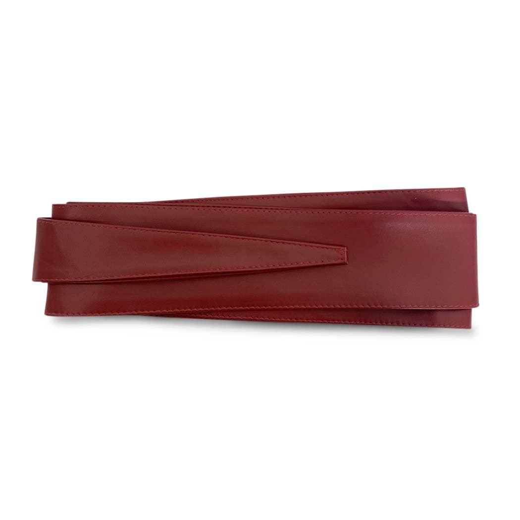 Leather Wrap Belt I Blue