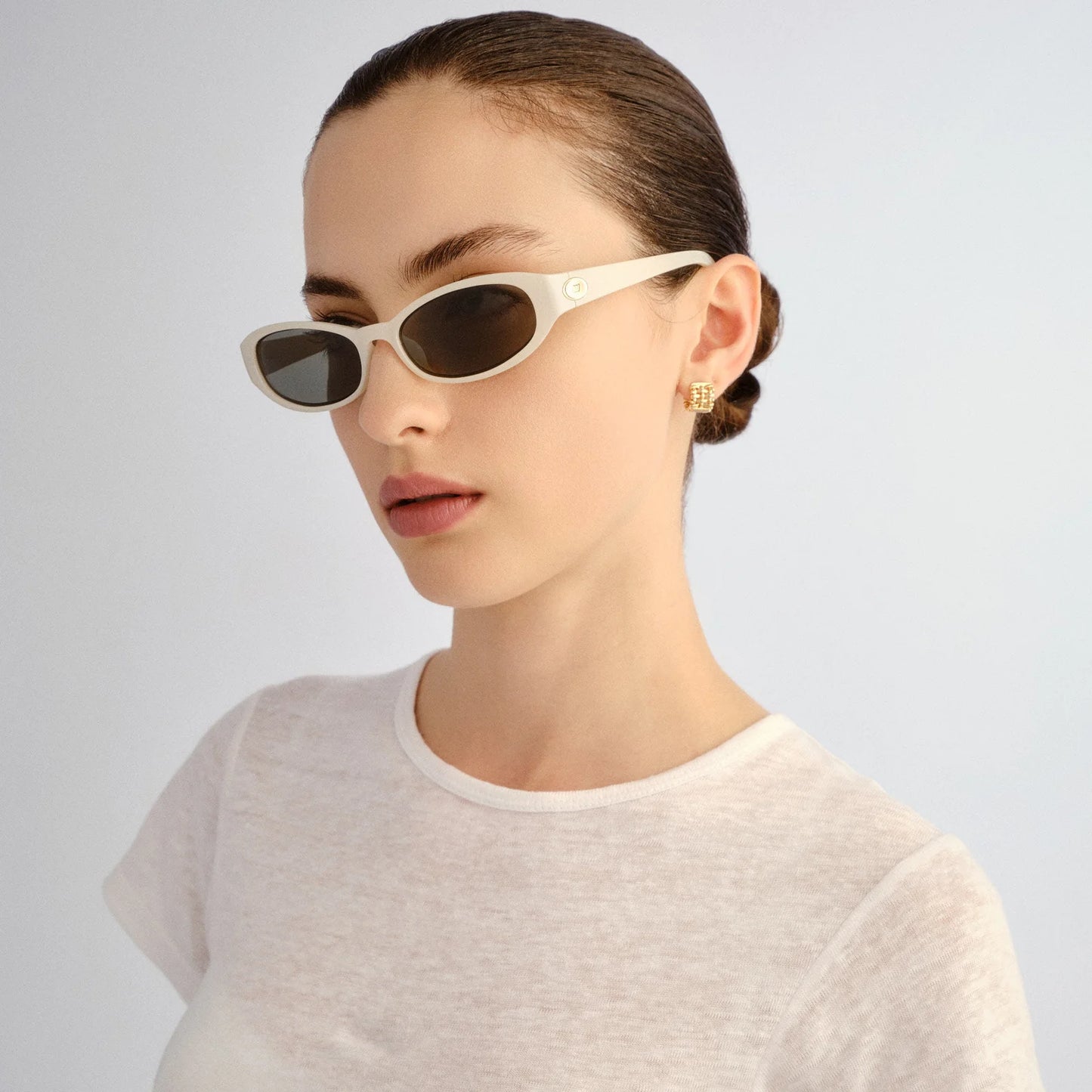 Popalicious Sunglasses | Pearl Ivory