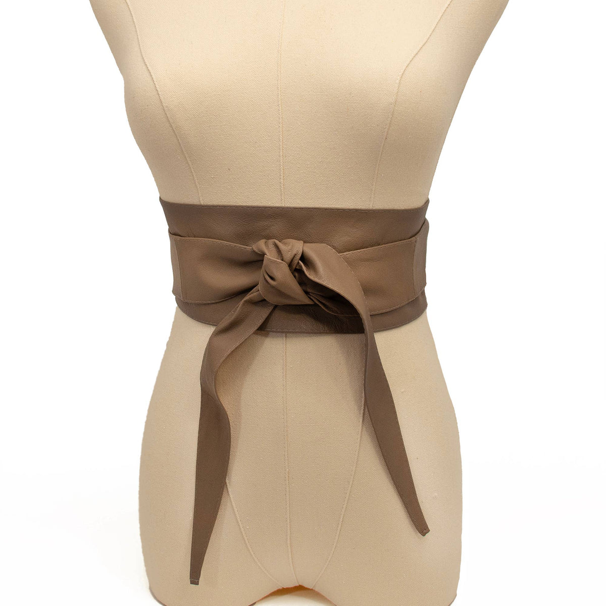 Leather Wrap Belt I Red