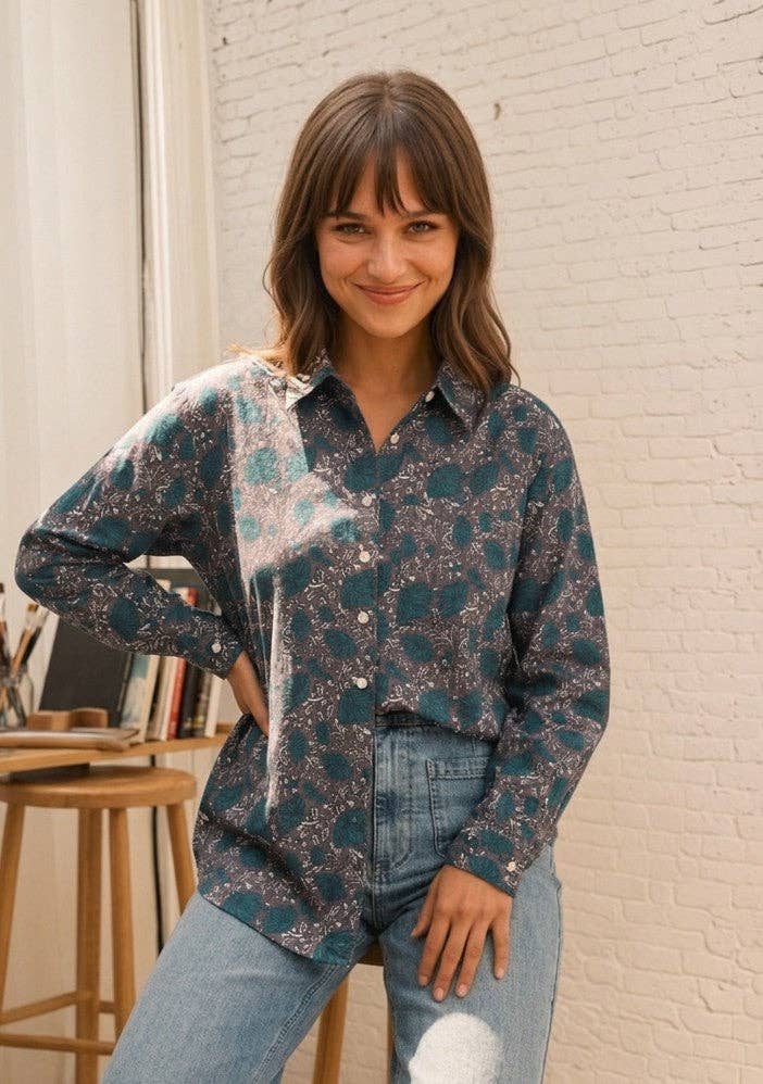 Good Boyfriend Shirt French Teal