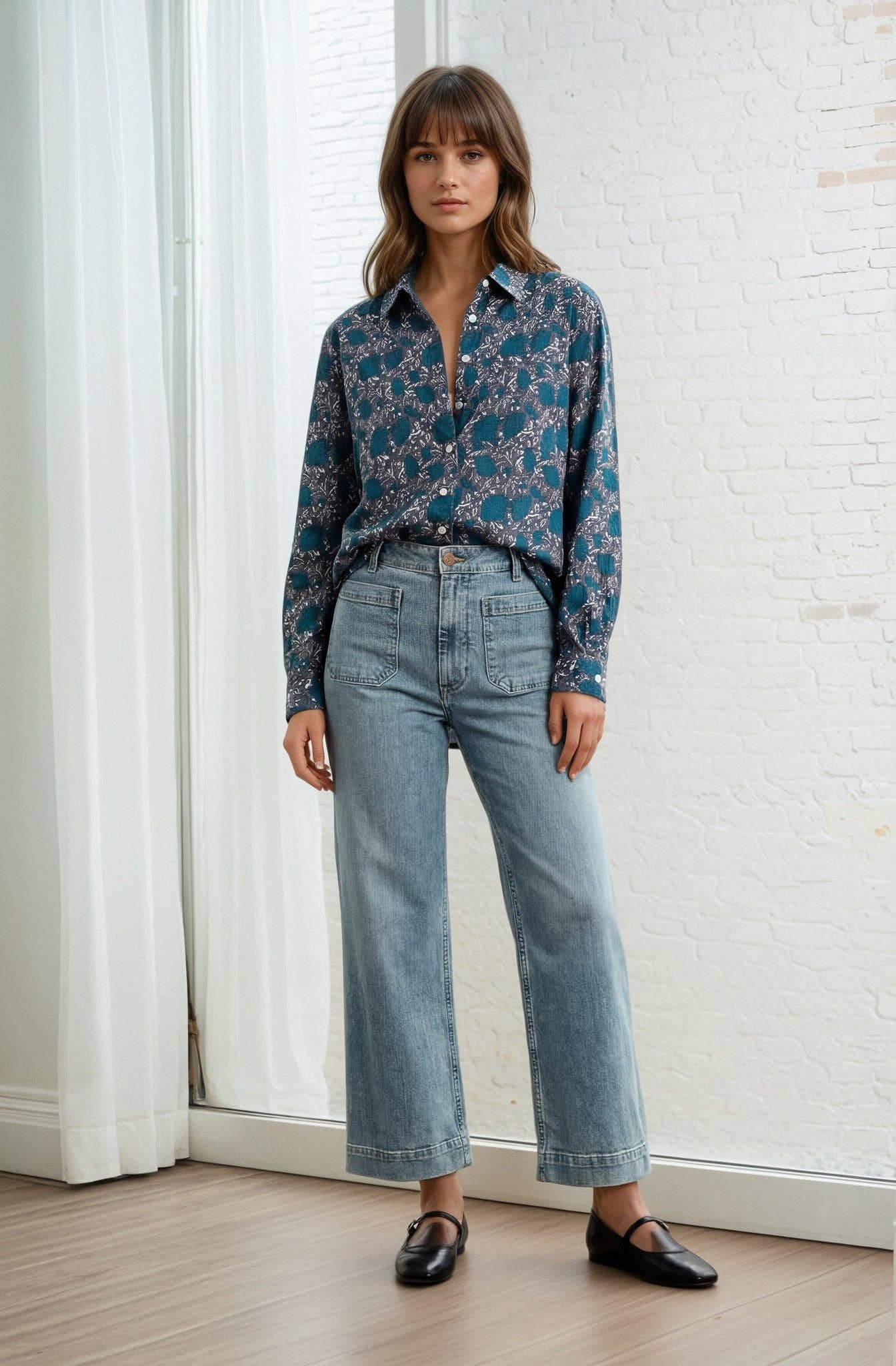 Good Boyfriend Shirt French Teal