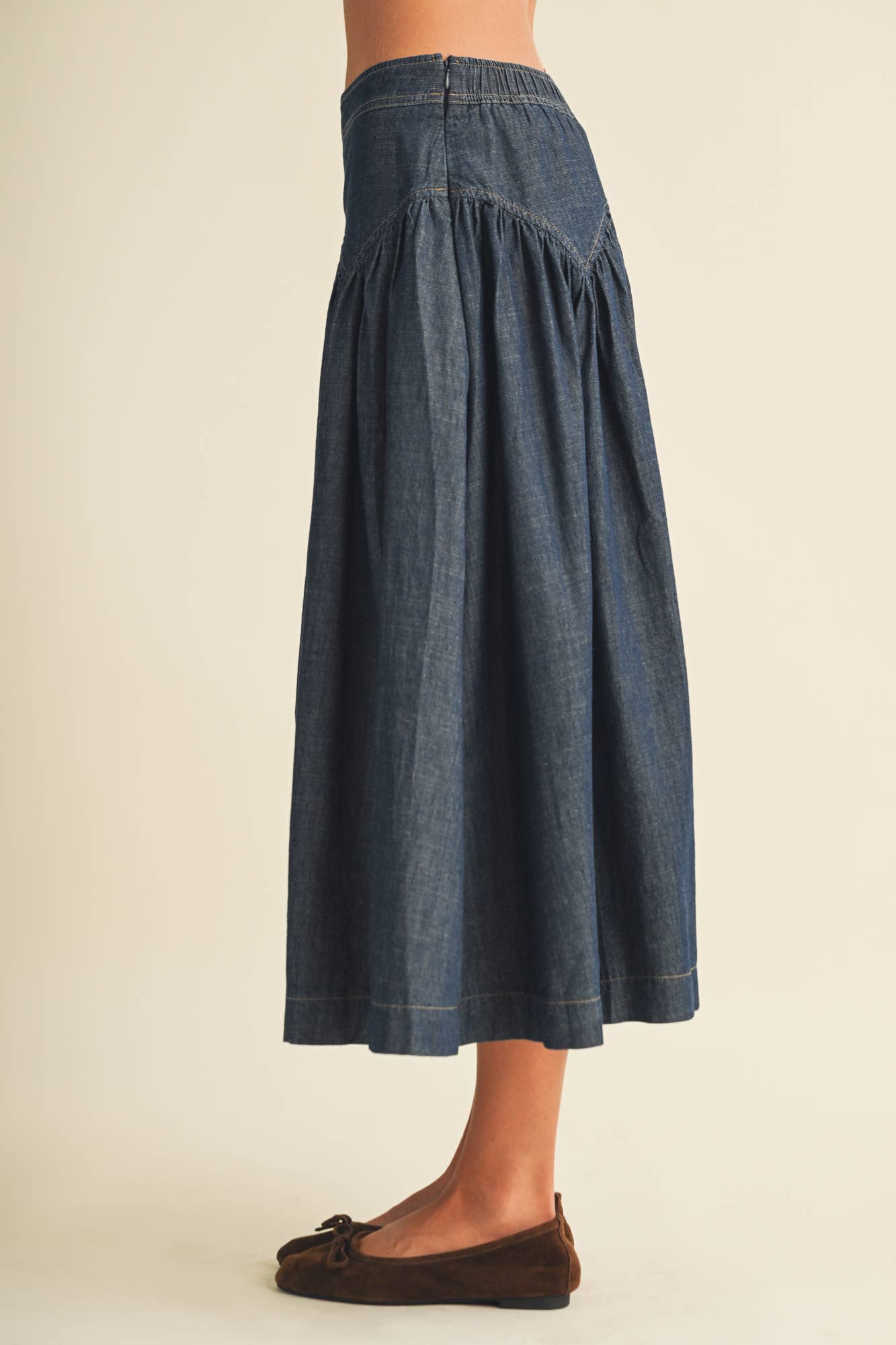 Dark Denim Skirt