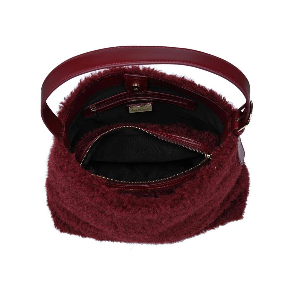 Neve Sherpa Tote | Burgundy
