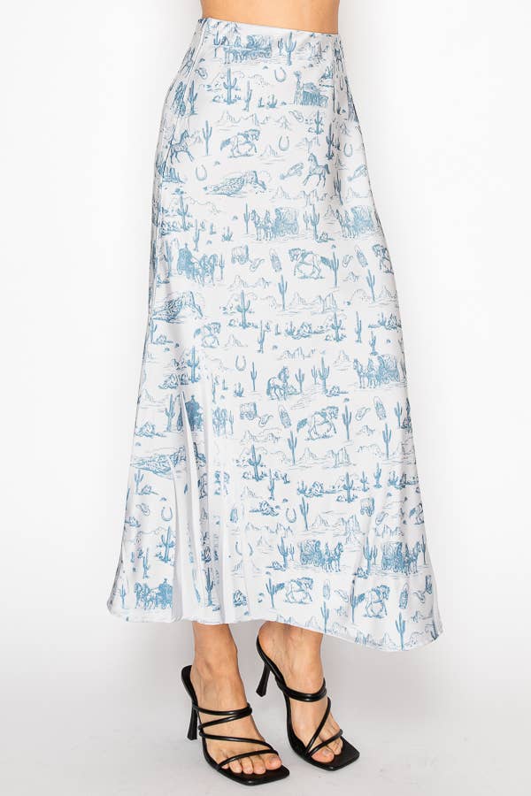 Old West Skirt | Blue