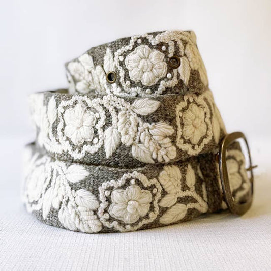Heather + Cream Belt | M