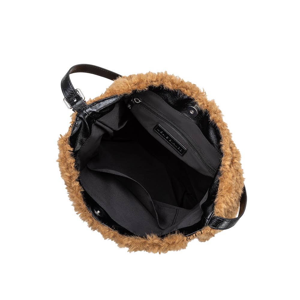 Annie Faux Fur Tote Bag