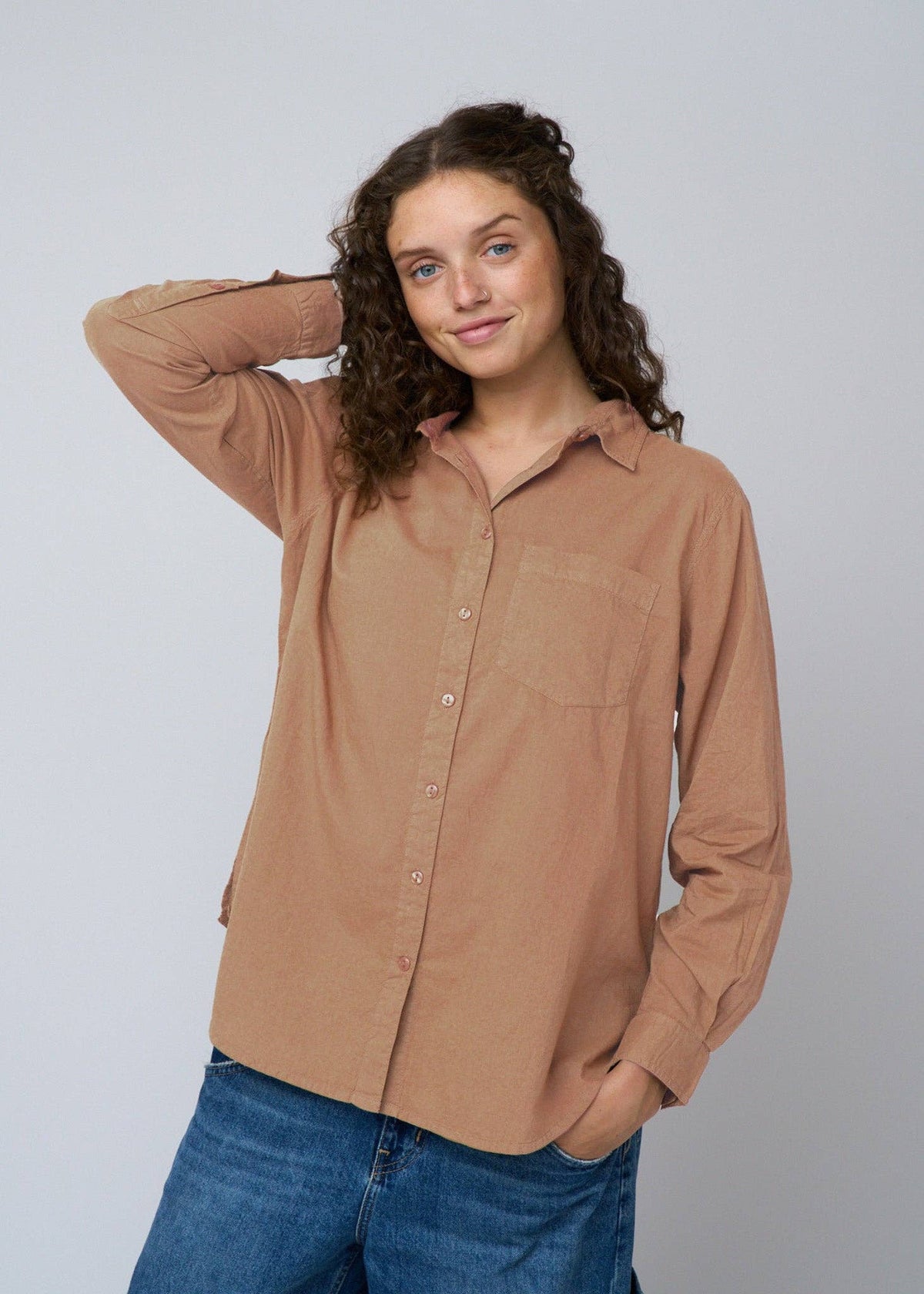 Good Boyfriend Shirt Mocha