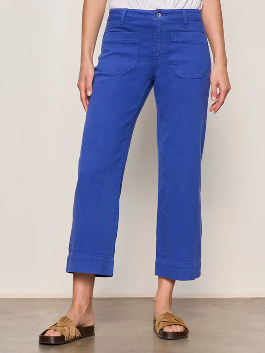 Marine Crop Pant | Luminous Blue