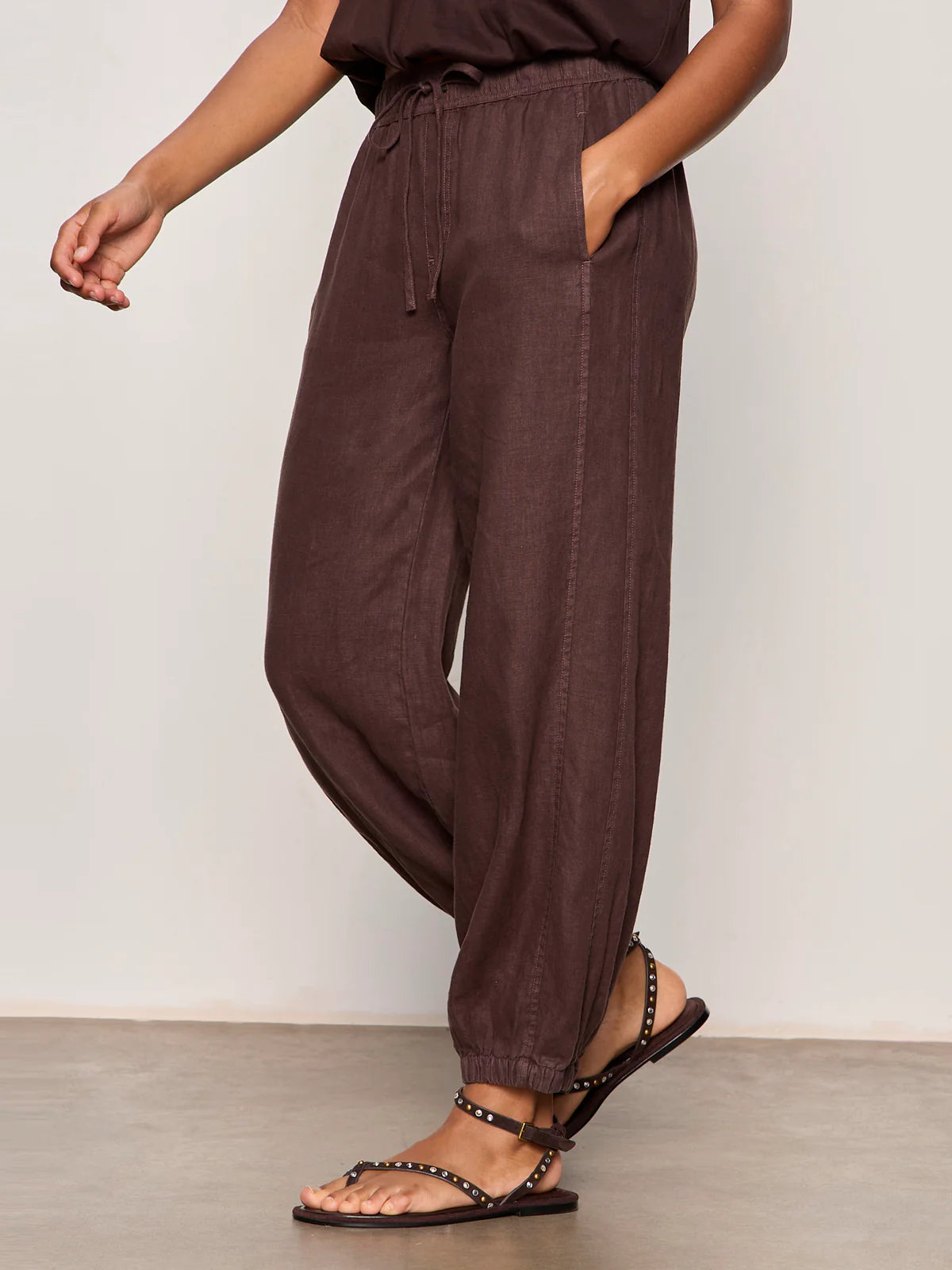 Melody Micro Linen Balloon Pant