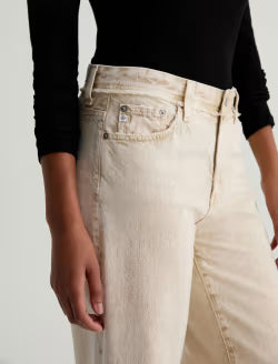 AG Saige Crop Pants | Melange Camel