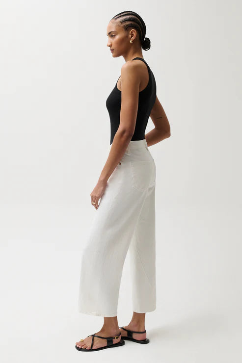 Kyra Ankle Pant | White