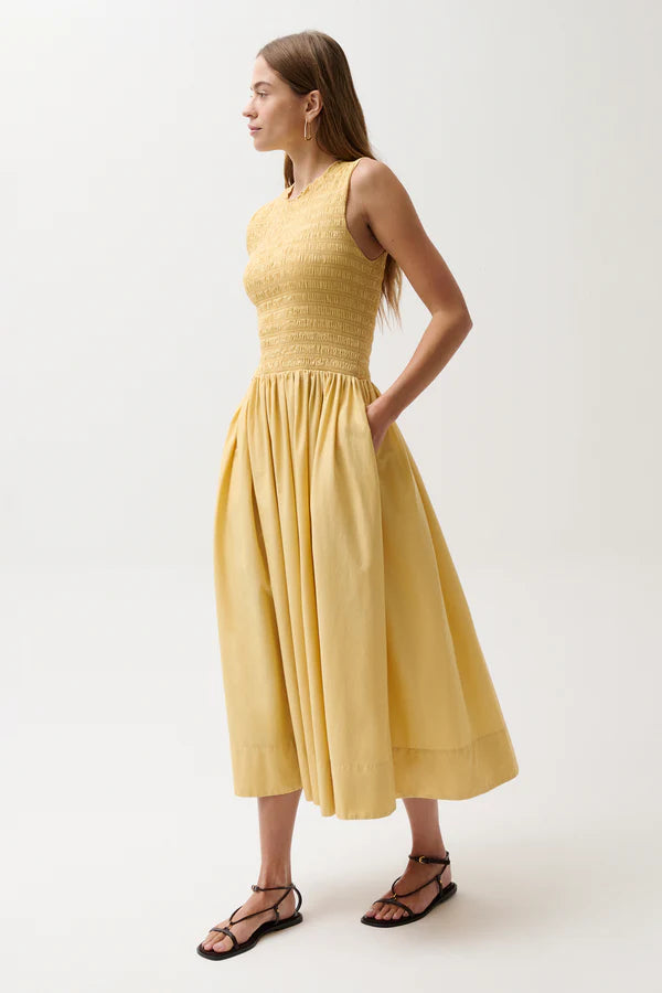 Gladys Dress | Light Tumeric