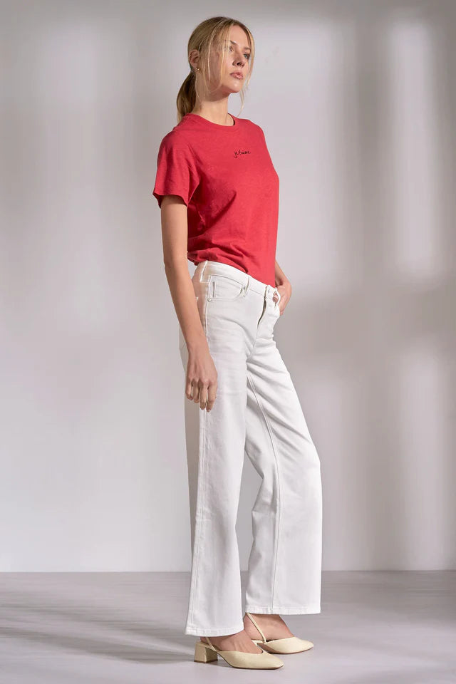 Red Je T'aime Tee