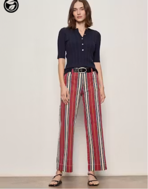 Mariner Pant | Very Berry Stripe