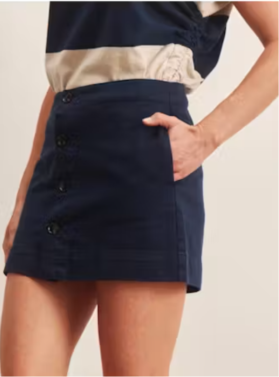 Mila Mini Skirt | Navy