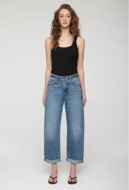 Donny Rolled Hem Boyfriend Jean