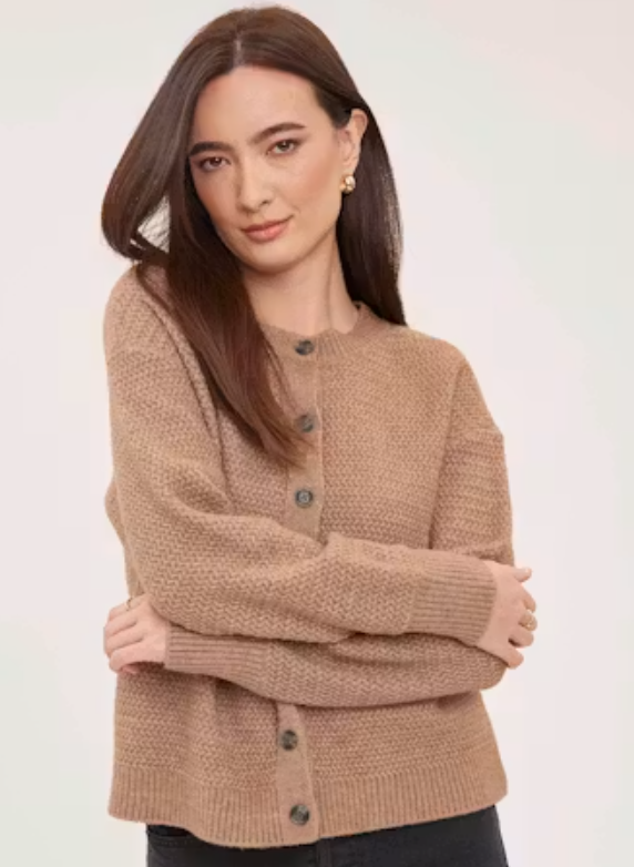 Dixie Cardigan | Heather Latte