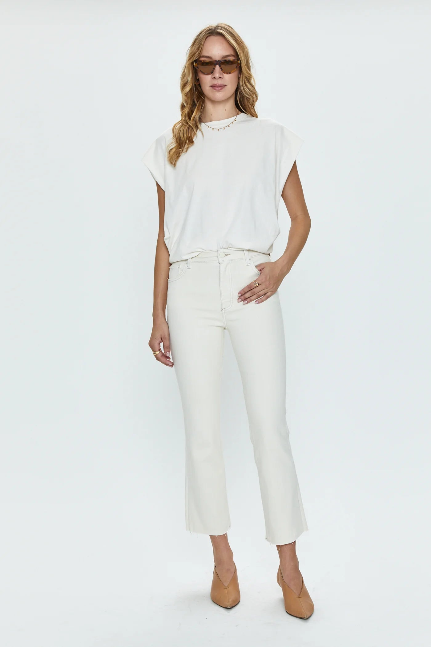 Pistola Trina Tee | White Sand