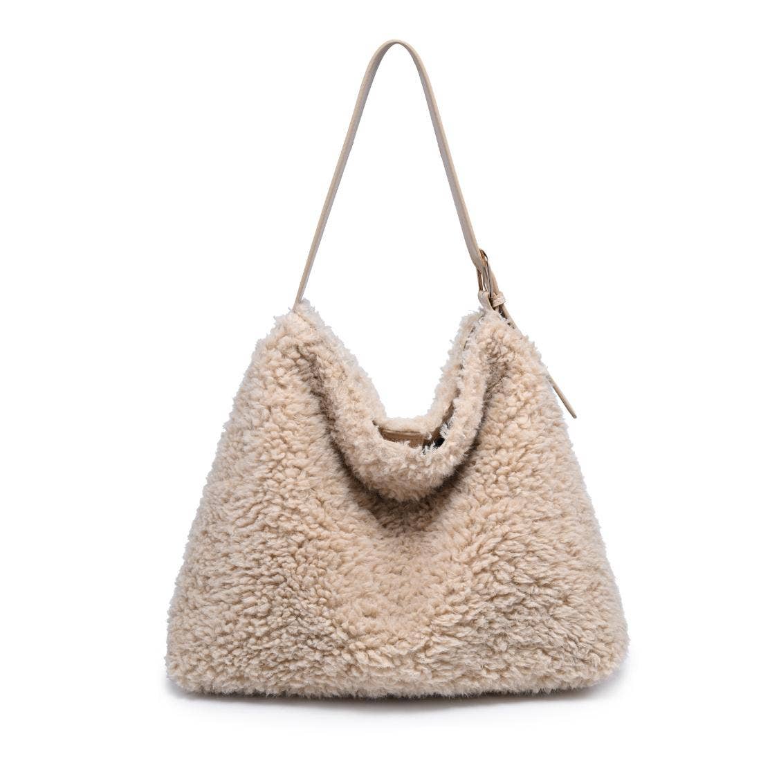 Neve Sherpa Tote | Burgundy
