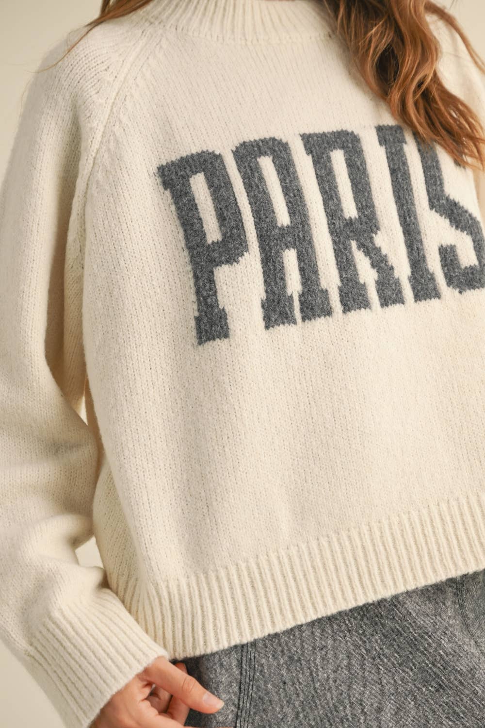 GREY PARIS SWEATER