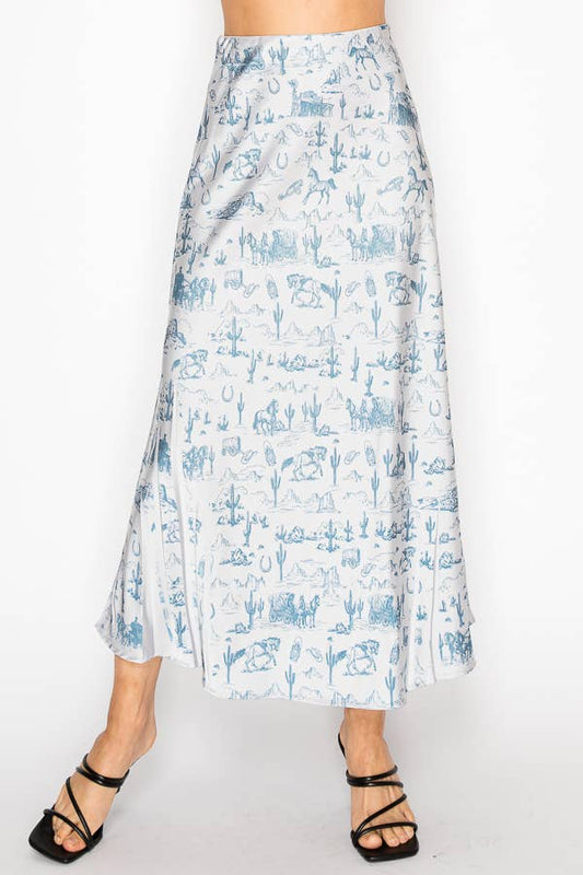 Old West Skirt | Blue