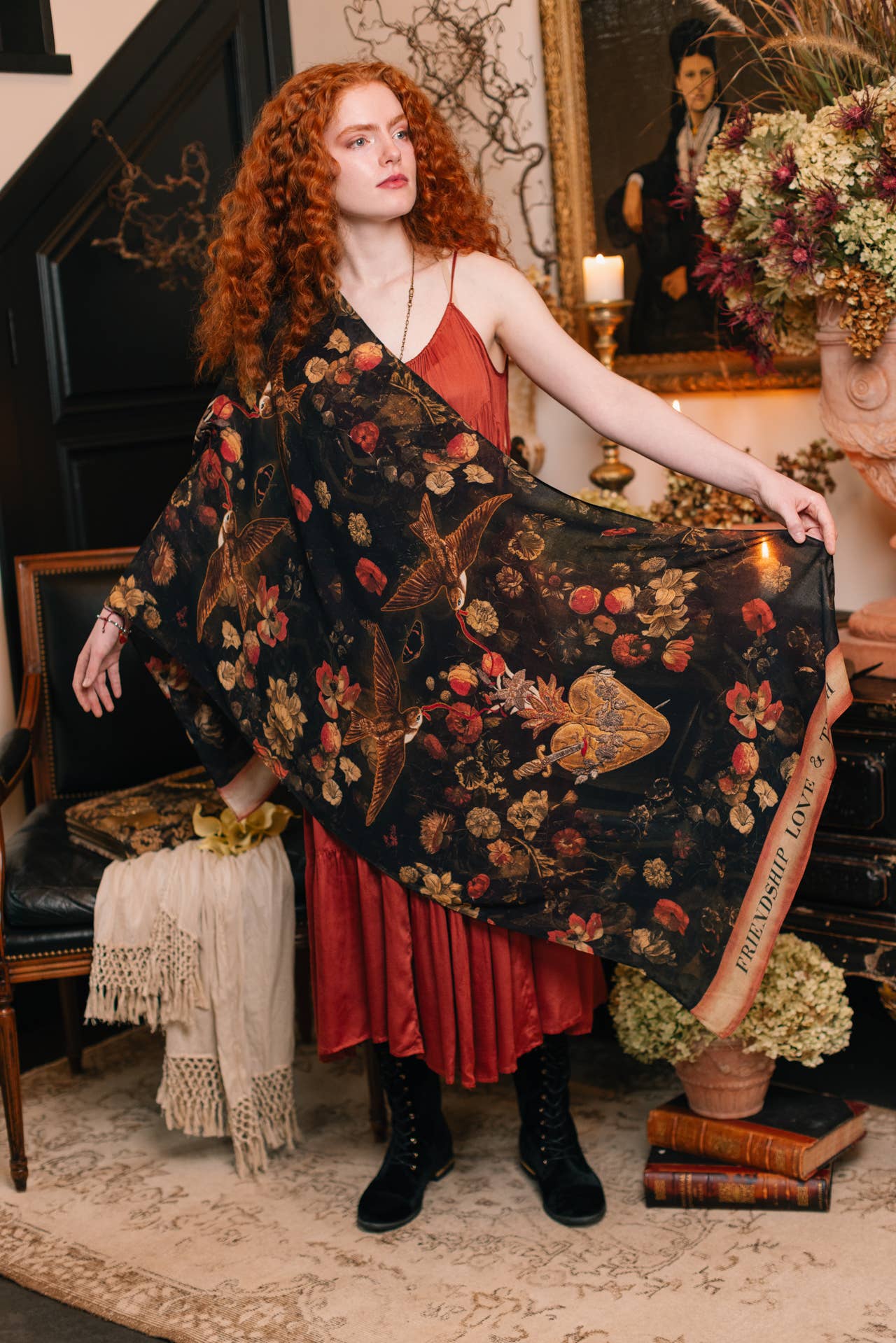 Heart of Gold Scarf