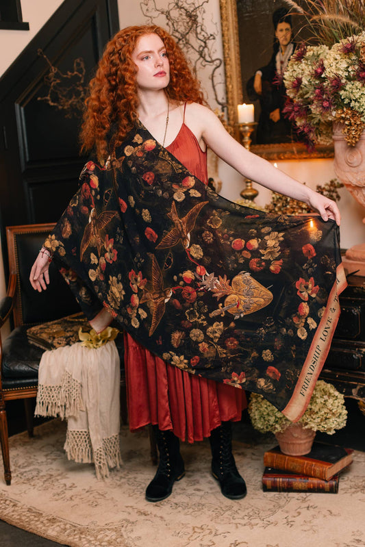 Heart of Gold Scarf