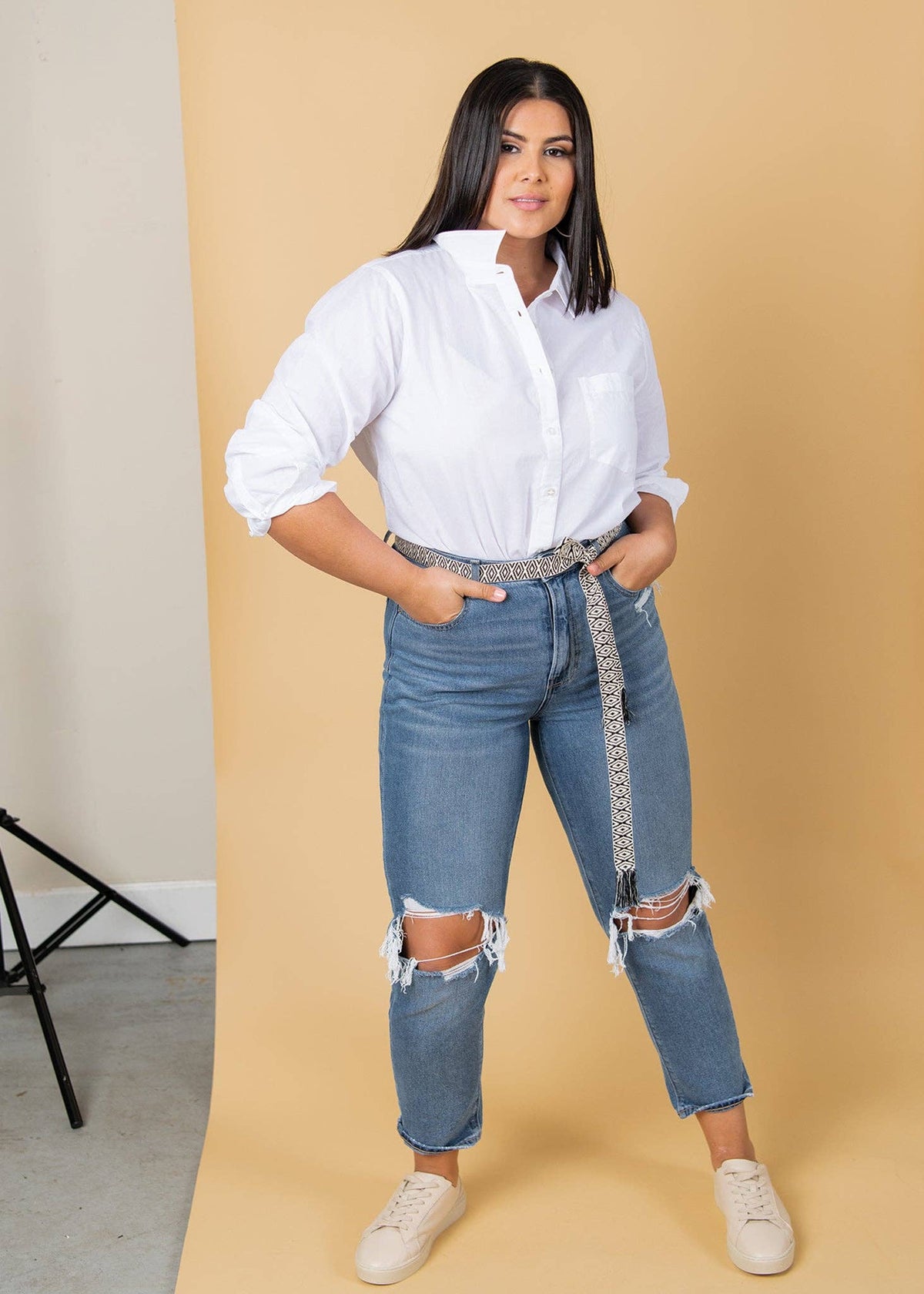 Good Boyfriend Shirt Classic White