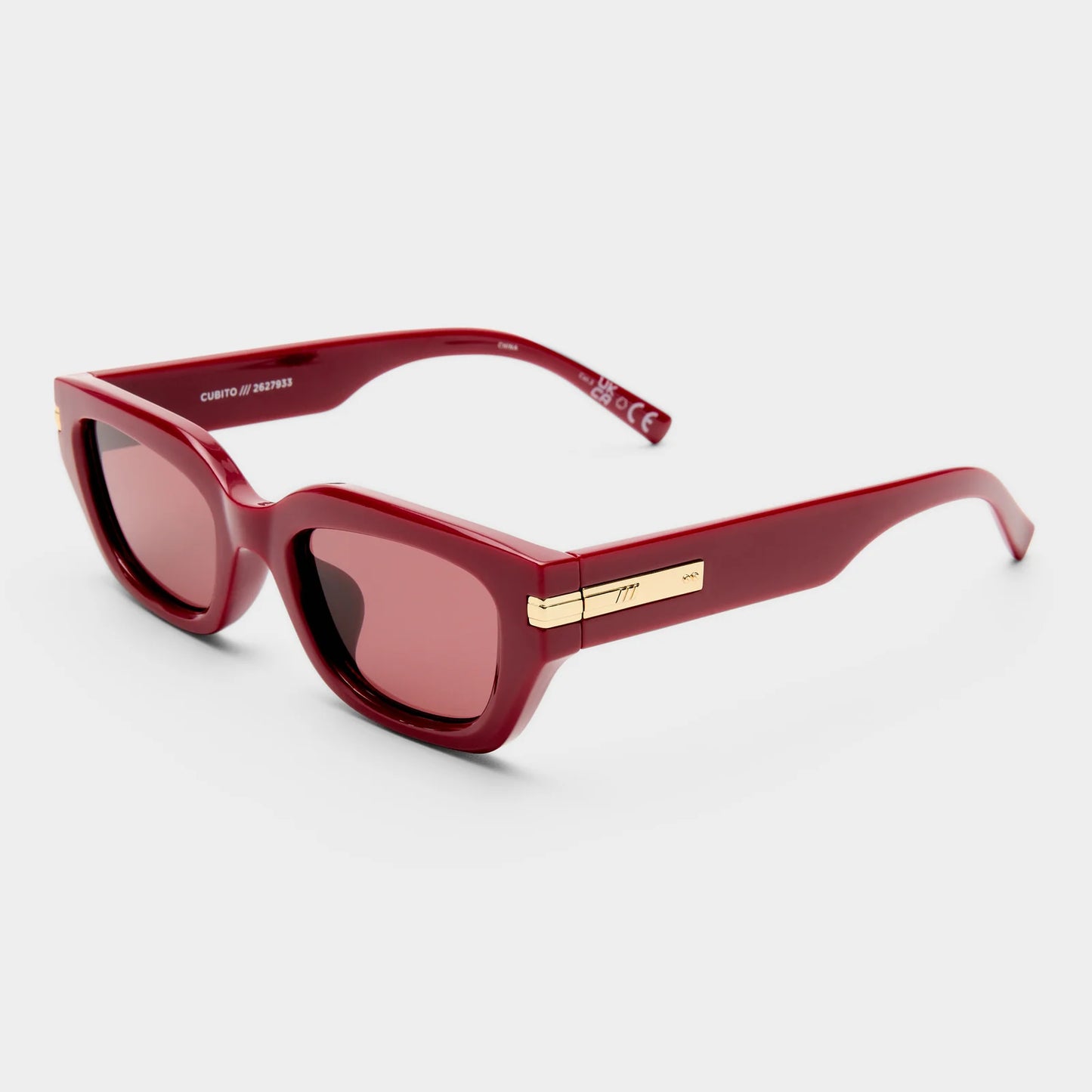 Cubito Sunglasses | Burgundy