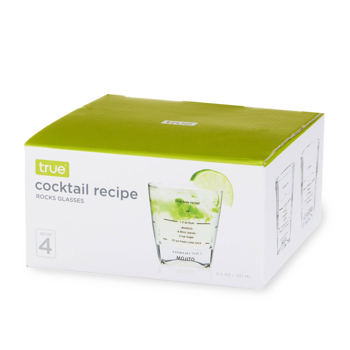 Recipe Cocktail Tumblers Set of 4